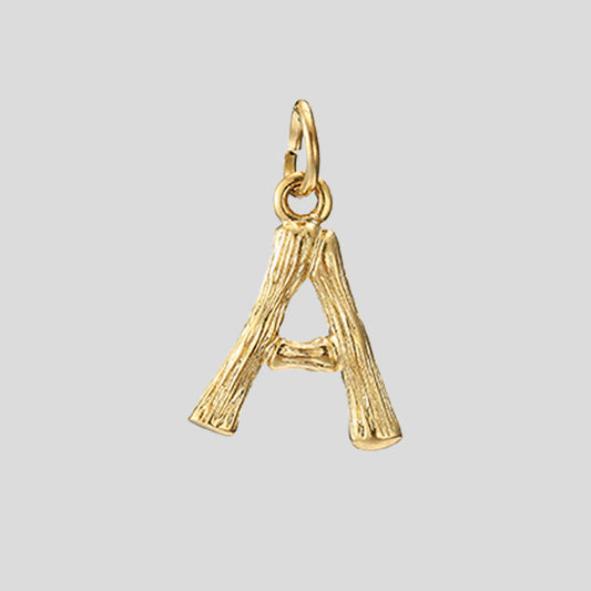 Skeleton Initial Pendant