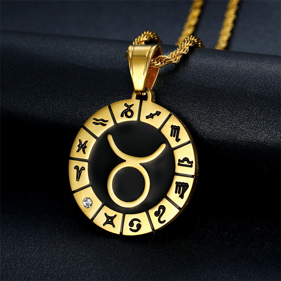 Gold Zodiac Pendant