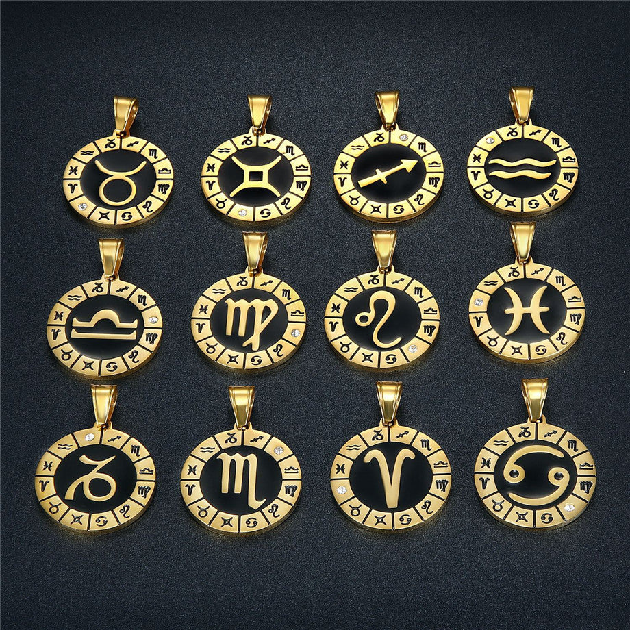 Gold Zodiac Pendant