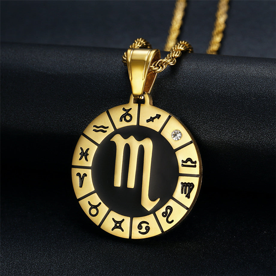 Gold Zodiac Pendant