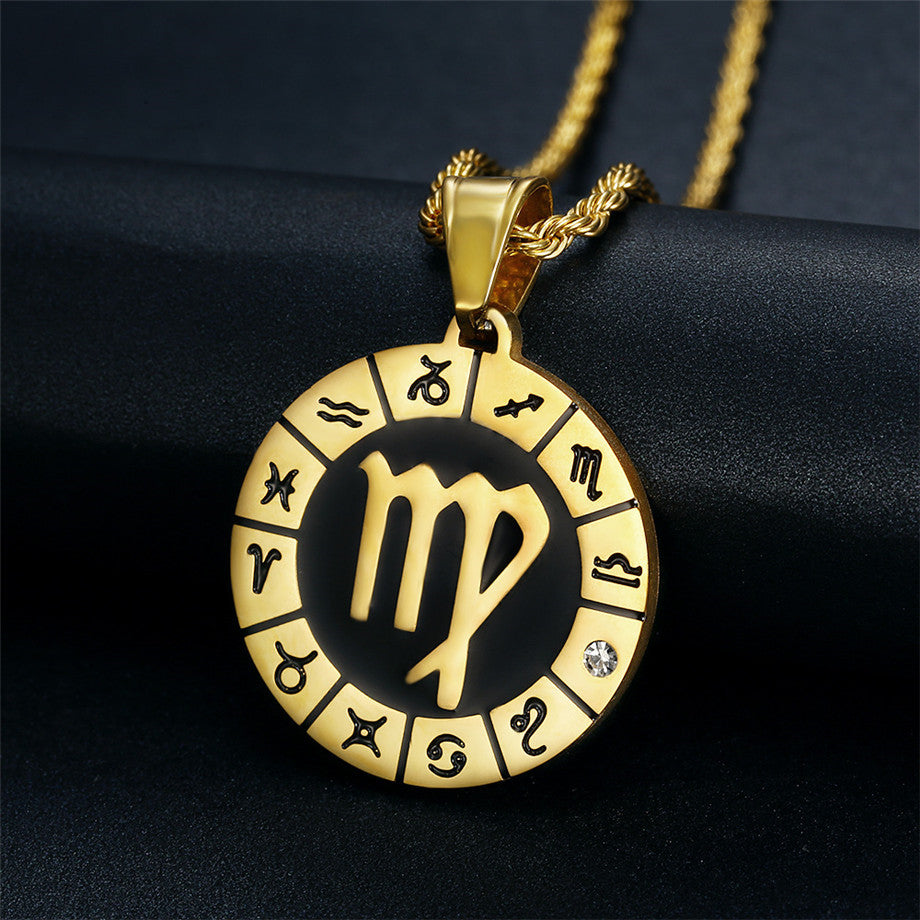 Gold Zodiac Pendant