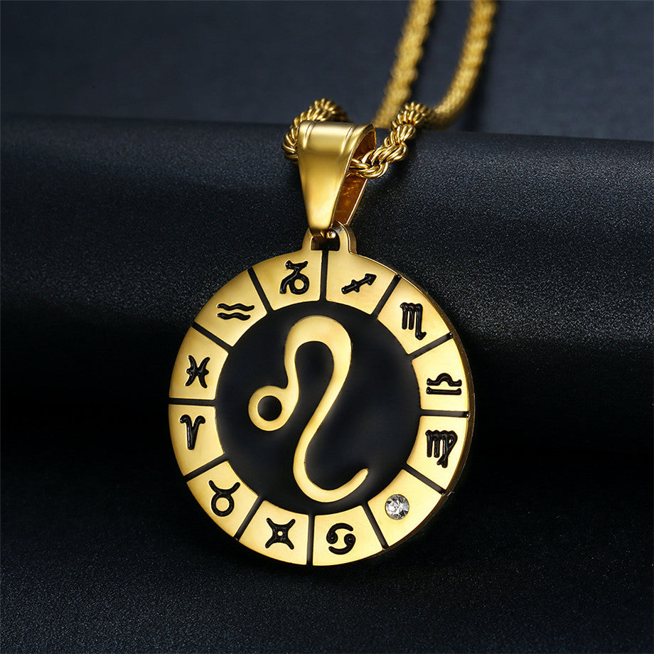 Gold Zodiac Pendant