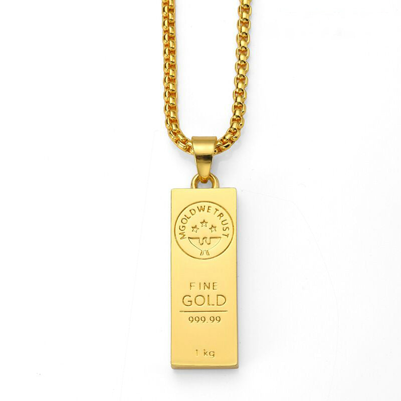 Gold Bar Pendant