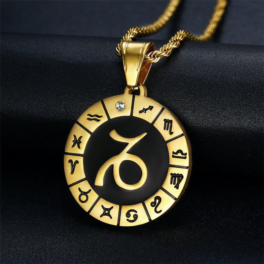 Gold Zodiac Pendant