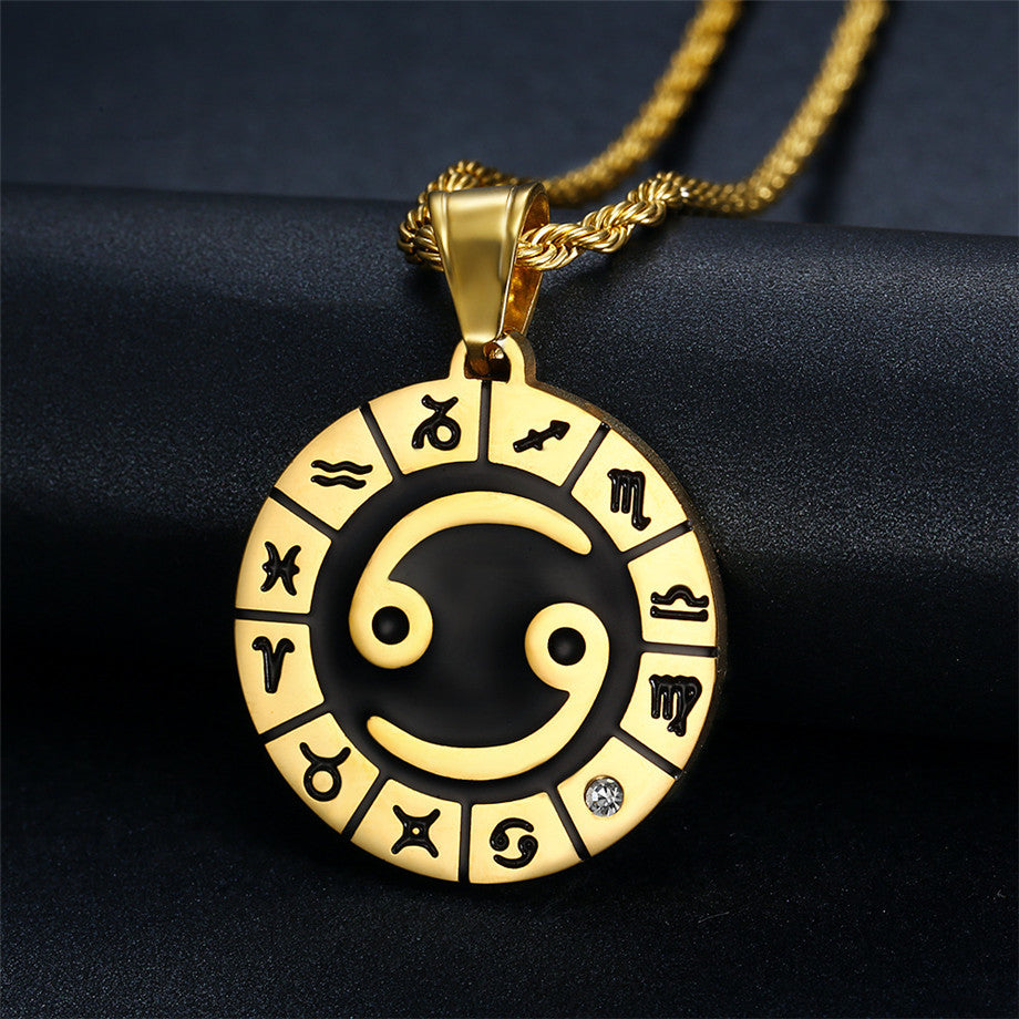 Gold Zodiac Pendant