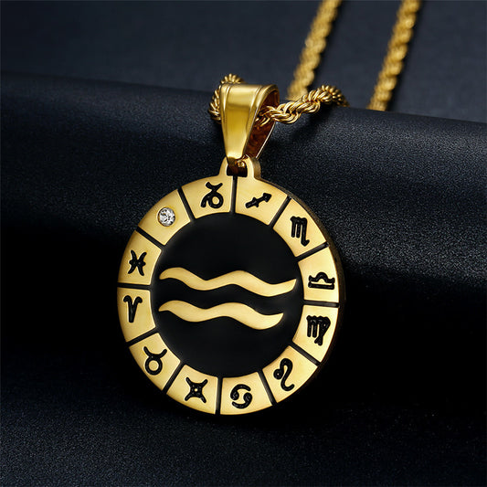 Gold Zodiac Pendant