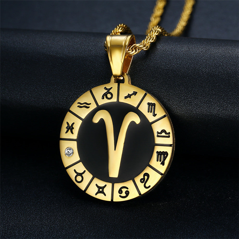 Gold Zodiac Pendant