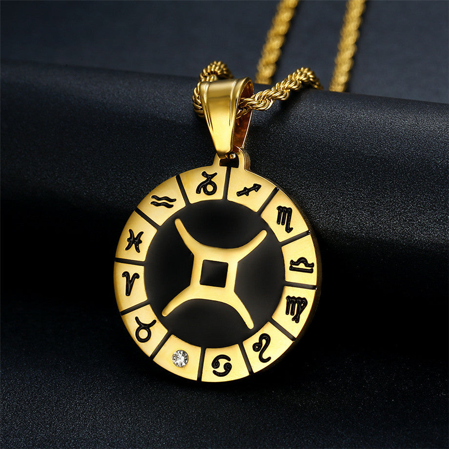 Gold Zodiac Pendant