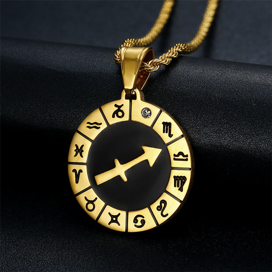 Gold Zodiac Pendant