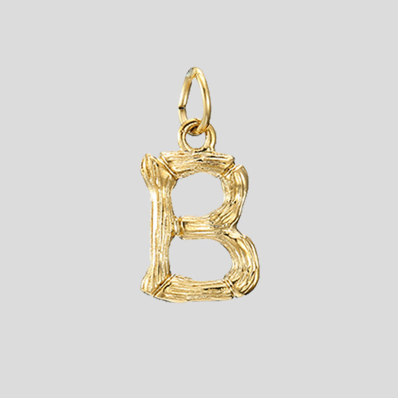 Skeleton Initial Pendant