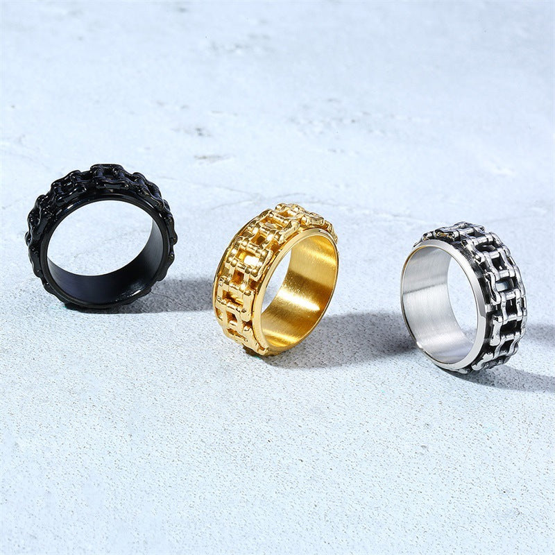 Bike Chain Fidget Ring