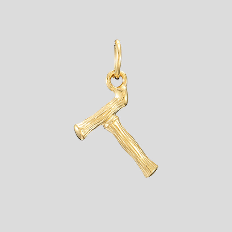 Skeleton Initial Pendant