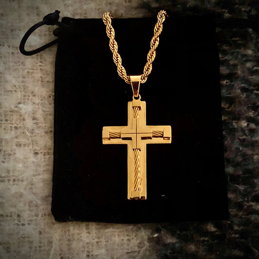 Twist Cross Pendant