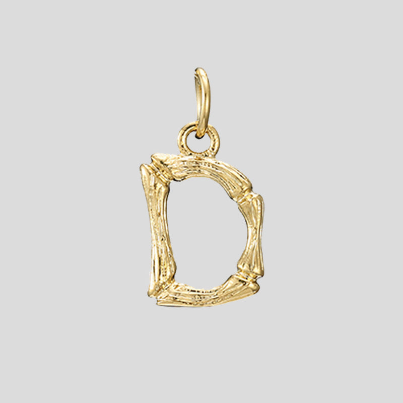 Skeleton Initial Pendant