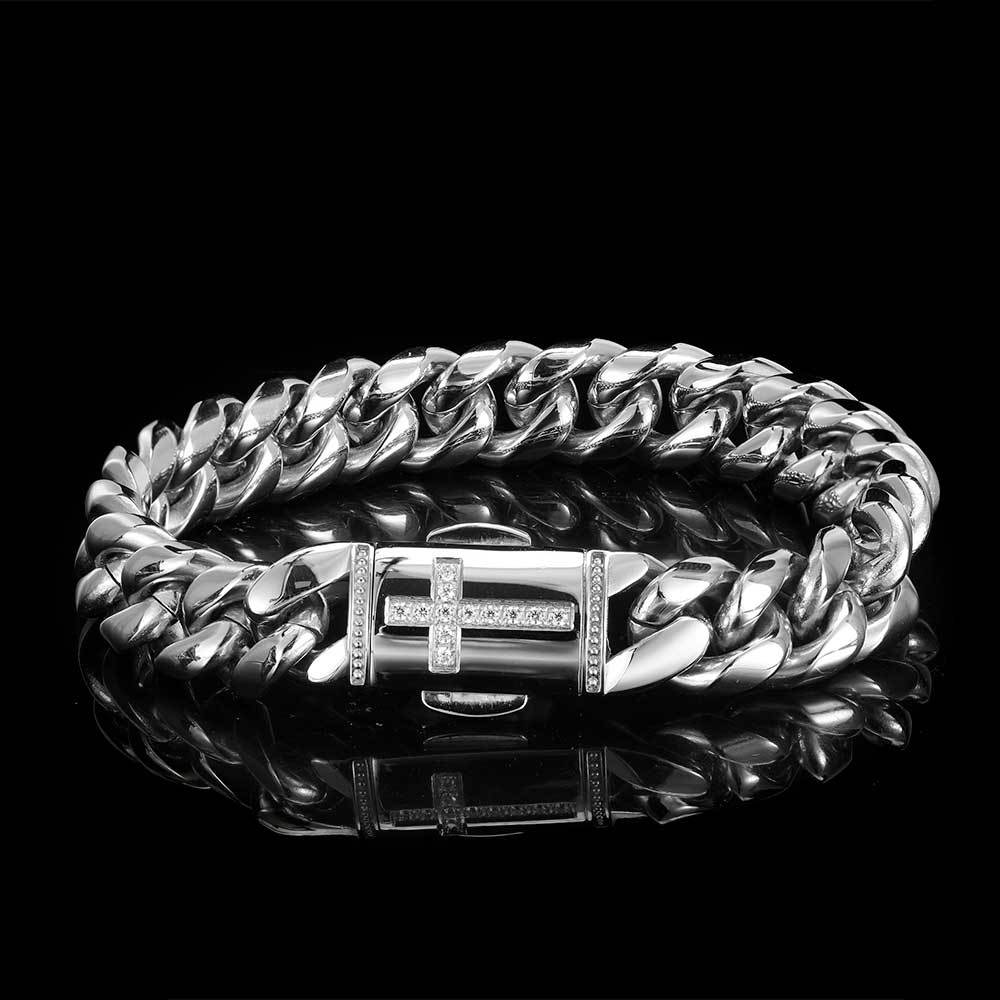 Cuban Cross Bracelet