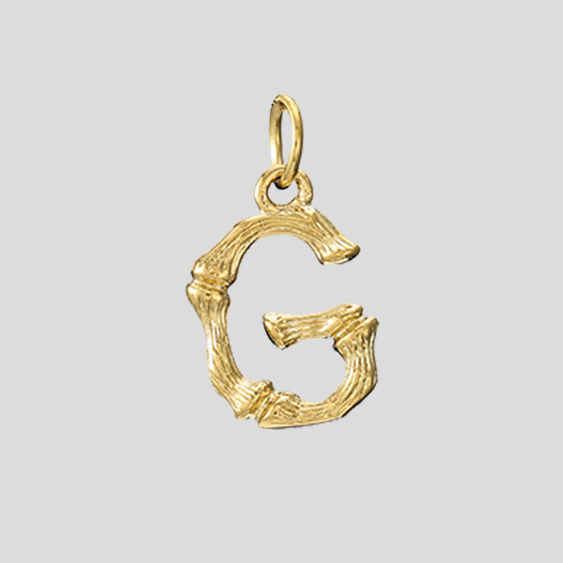 Skeleton Initial Pendant