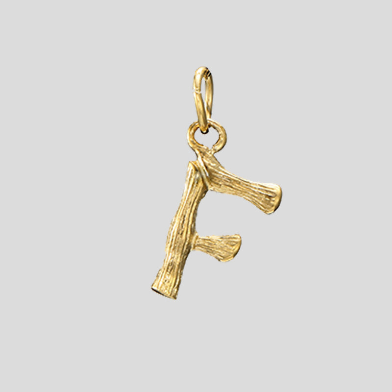 Skeleton Initial Pendant